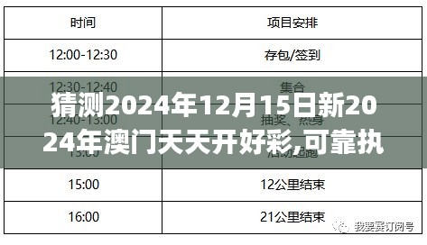 猜测2024年12月15日新2024年澳门天天开好彩,可靠执行计划_终极版5.774