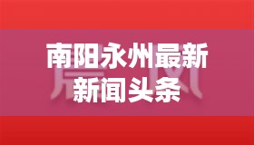 南阳永州最新新闻头条